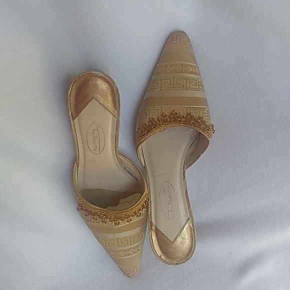 Talbot's mule with beaded trim 2 1/2 inch heel - Picture 5 of 5